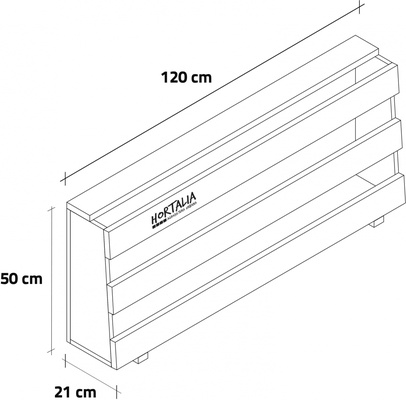 Jardin Madera Vertical L